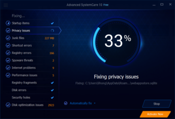 Advanced SystemCare screenshot 4