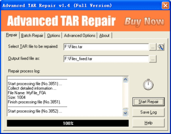 Advanced TAR Repair screenshot 2