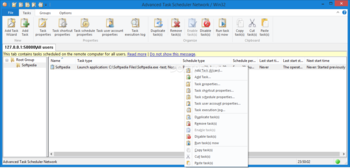 Advanced Task Scheduler Network screenshot