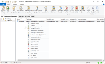 Advanced Task Scheduler Professional screenshot 2