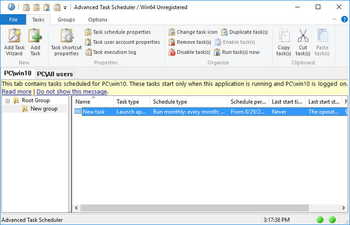 Advanced Task Scheduler screenshot