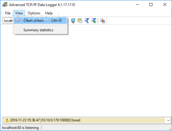 Advanced TCP/IP Data Logger screenshot 3