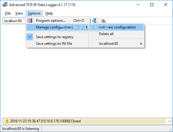 Advanced TCP/IP Data Logger screenshot 4
