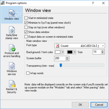 Advanced TCP/IP Data Logger screenshot 6