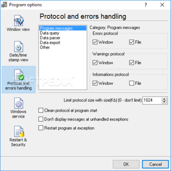 Advanced TCP/IP Data Logger screenshot 8