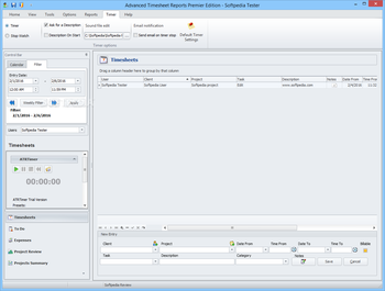 Advanced Time Reports Premier screenshot 6