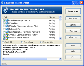 Advanced Tracks Eraser screenshot 2