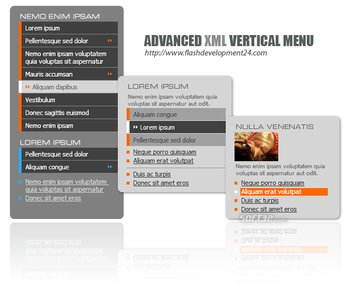 Advanced Vertical Menu by FD24 screenshot 2