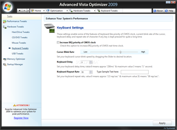 Advanced Vista Optimizer 2009 screenshot 12