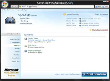 Advanced Vista Optimizer 2009 screenshot 15