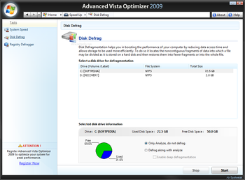 Advanced Vista Optimizer 2009 screenshot 19