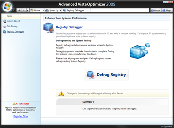 Advanced Vista Optimizer 2009 screenshot 20