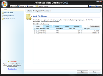 Advanced Vista Optimizer 2009 screenshot 31