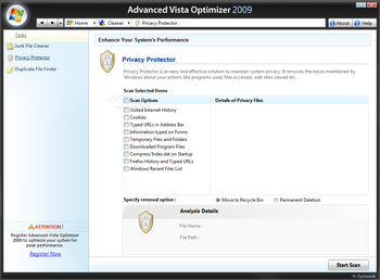 Advanced Vista Optimizer 2009 screenshot 32