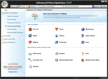 Advanced Vista Optimizer 2009 screenshot 39
