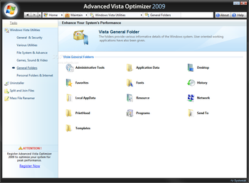 Advanced Vista Optimizer 2009 screenshot 40