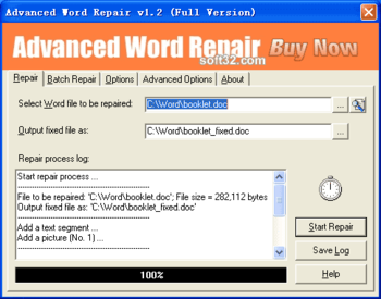 Advanced Word Repair screenshot 3