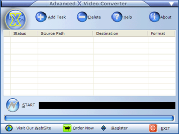 Advanced X Video Converter screenshot