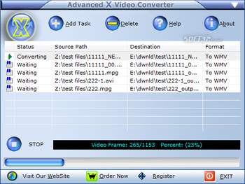 Advanced X Video Converter screenshot 5
