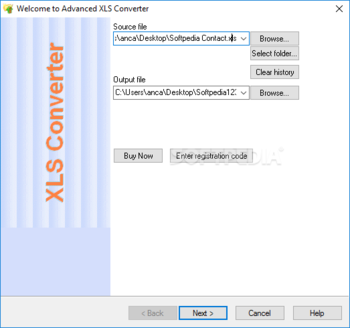Advanced XLS Converter screenshot