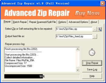 Advanced Zip Repair screenshot 2