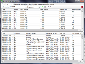 ADVantage Security Monitor screenshot