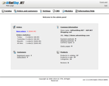 AdVantShop.NET Pro screenshot 3