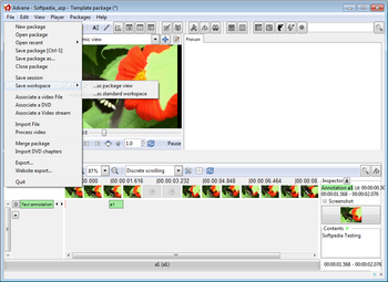 Advene screenshot 2
