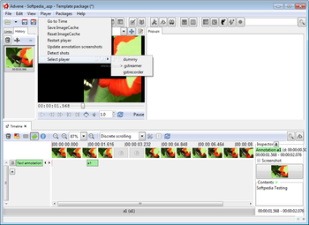 Advene screenshot 5