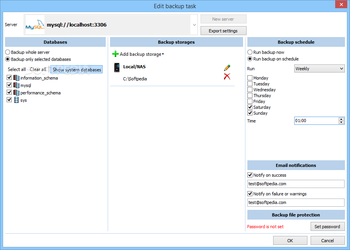 ADVSoft SQL Backup screenshot 6