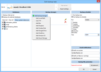 ADVSoft SQL Backup screenshot 7