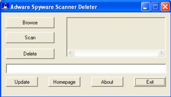 Adware Spyware Scanner Deleter screenshot