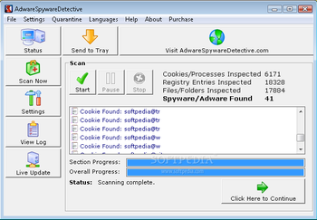 AdwareSpywareDetective screenshot