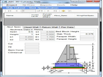AEC 3D Culverts-Slab screenshot