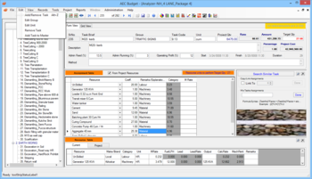 AEC Budget screenshot 2