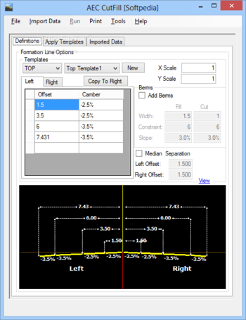 AEC CutFill screenshot