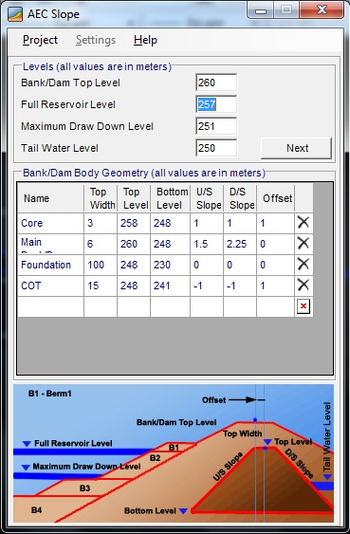 AEC Slope screenshot