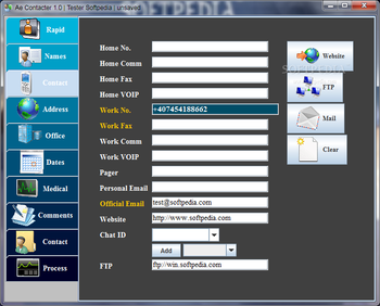 AeContacter screenshot 2