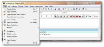 Aegisub screenshot 2