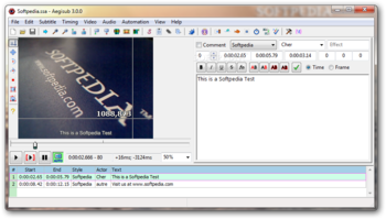 Aegisub screenshot 5