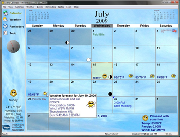 Aeris Calendar screenshot 2