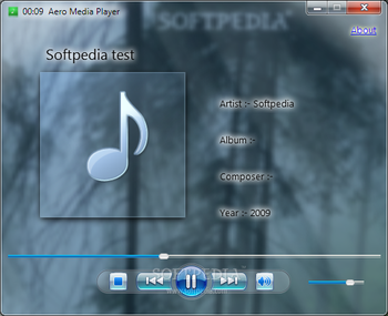 Aero Media Player screenshot