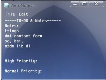 AeroForms screenshot