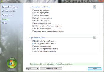 AeroTweak screenshot 3