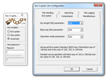 Aes Crypter Lite 2011 screenshot