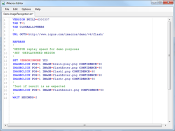 AF Free Website Monitoring Script Editor screenshot