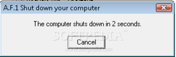 A.F.1 Shut down your computer screenshot