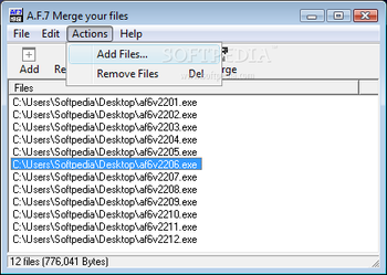 A.F.7 Merge Your Files screenshot 3