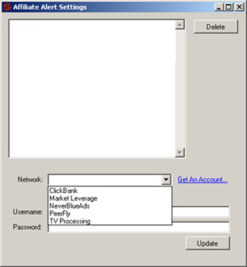 Affiliate Alert screenshot