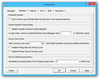 Affinic Debugger GUI screenshot 10